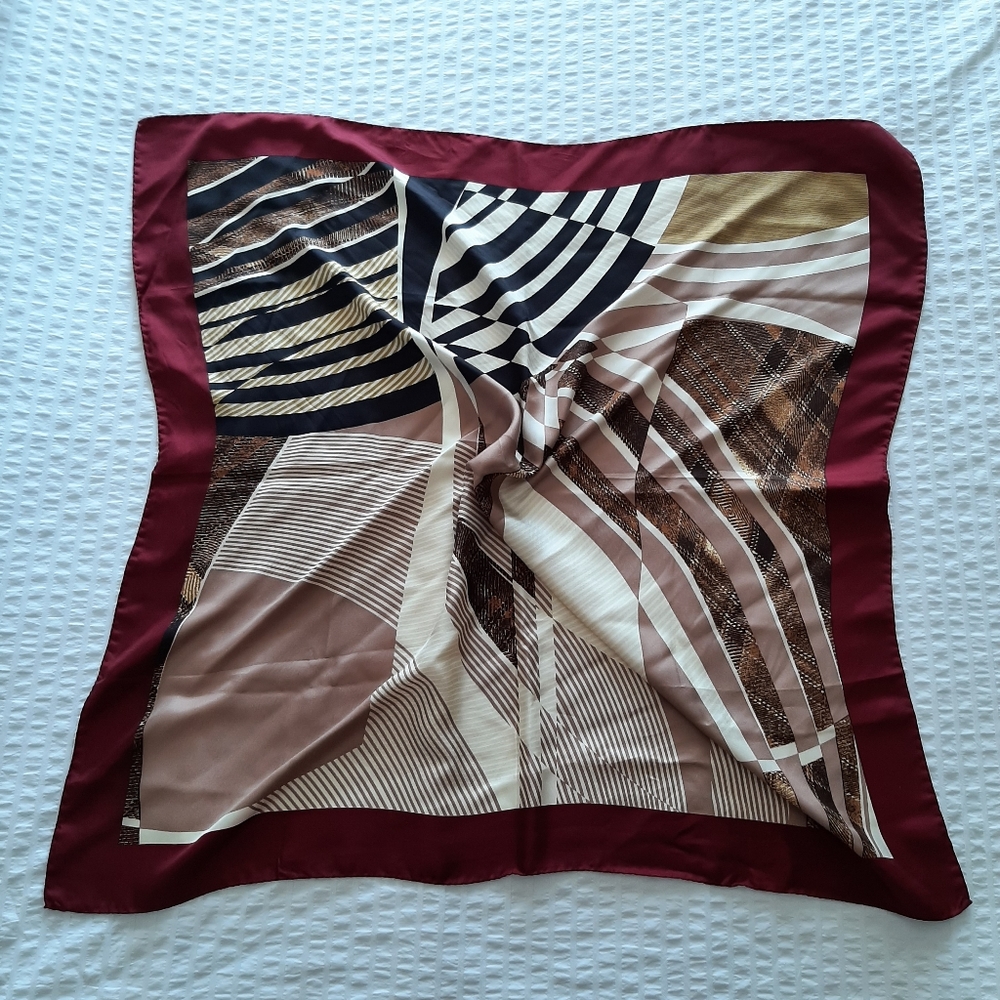 34" Square Silk Scarf